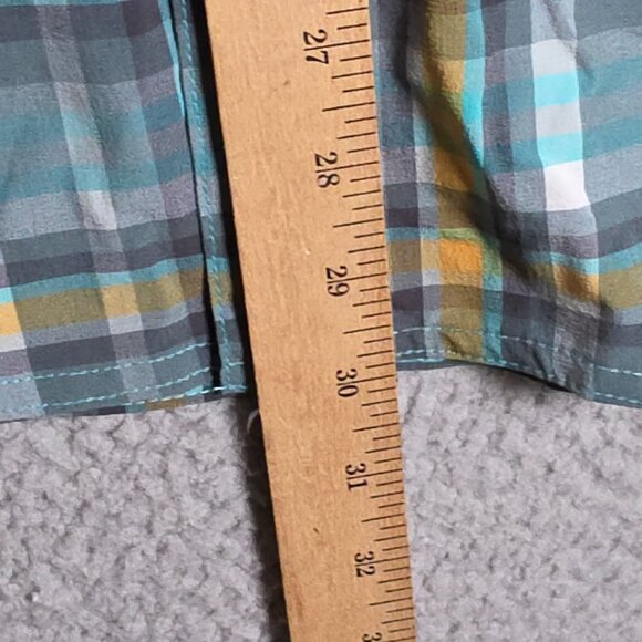 Columbia Shirt Mens Size Large Ridge Blue Green Ridge Plaid Long Sleeve 2.0 NWT - Picture 8 of 12